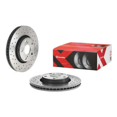 Image de BREMBO XTRA LINE 09.B043.1X Disque de frein 295 26 5 percé/revêtement int. revêtu à haute teneur en carbone TOYOTA: Verso, Auris portes, Break