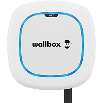 Image de Wallbox Pulsar Max, Chargeur pour Véhicules Électriques (22 KW, Type 2, Wi FI, Bluetooth, OCPP, Intérieur/Extérieur, 5m, Installation Facile), Blanc