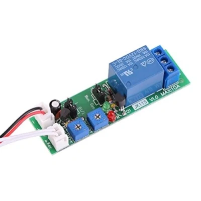 Image de Hilitand 1Pc DC 12V/24V Temps de Cycle réglable Module Commutation Retard Marche/Arrêt minuterie pour équipement d&#039;exploitation (DC12V 0 24 Heures, 6 Types en