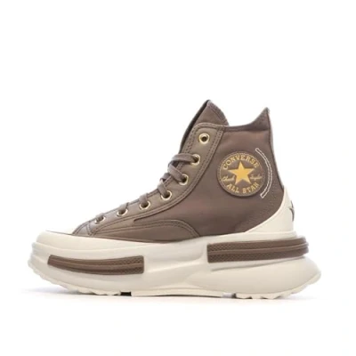 Image de Converse Baskets Taupe Femme Run Star Legacy CX Platform Marron 40FR
