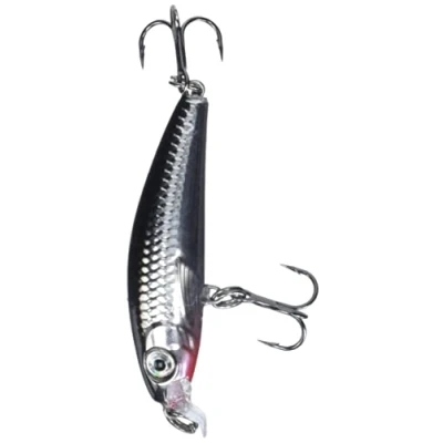 Image de Rapala Leurre de Pêche Ultra Light Minnow Matériel avec Corps Lesté d&#039;Eau Douce Profondeur Nage 0,6 à 0,9m 4cm / 3g Fabriqué en Estonie Chrome