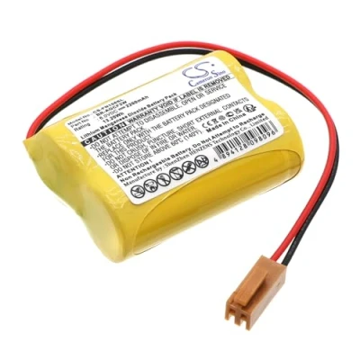 Image de TECHTEK Batteries Compatible avec [GE] A06B 0177 D106, A06B0177D106, A98L 0031 0011#L, A98L00310011#L, Beta iSV Amplifier, SVU Fanuc A06 Industrial Computers, programmab FBA