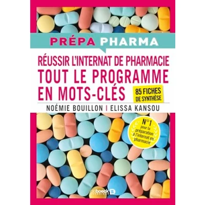 Image de Internat de pharmacie Tout le programme en mots clés: 85 fiches synthèse