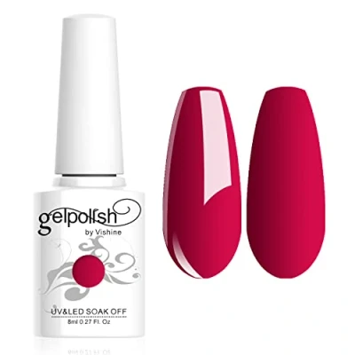 Image de Vishine Gel Nagellack Soak Off UV LED Nagel Gellack für Nail Art Salon DIY zu Hause Starter Maniküre 8ml #1332
