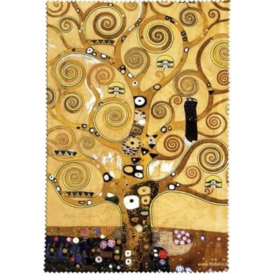 Image de Fridolin 18872 Klimt Thuya Chiffon de Nettoyage pour Lunettes Mousseline Multicolore 18 x 12,5 1 cm