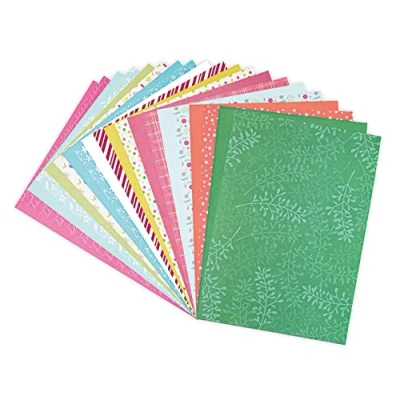 Image de Sizzix Surfaces Papier à Motifs A4 Festive 80PK 665992 Chapitre 3 2022