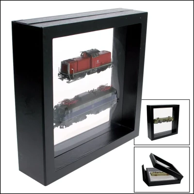 Image de Safe, Cadre flottant, 3D Noir dim: 305x305x25 mm. par pc.