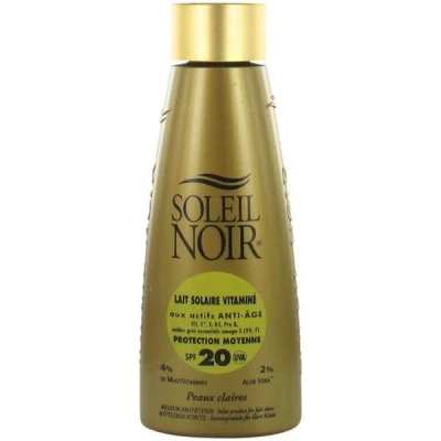 Image de Soleil Noir Lait Solaire Vitaminé SPF20 150ml