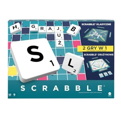 Image de Mattel Games Scrabble 2 in 1, Version: Polonais, HXM53