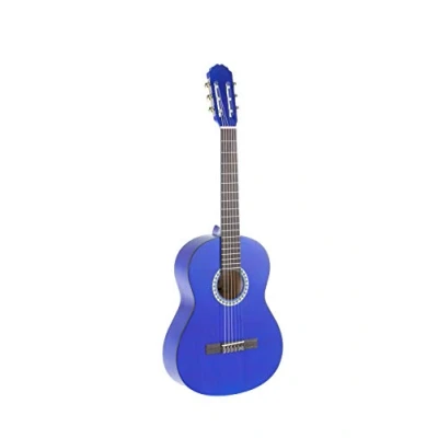 Image de GEWApure Guitare classique BASIC 3/4 bleu transparent