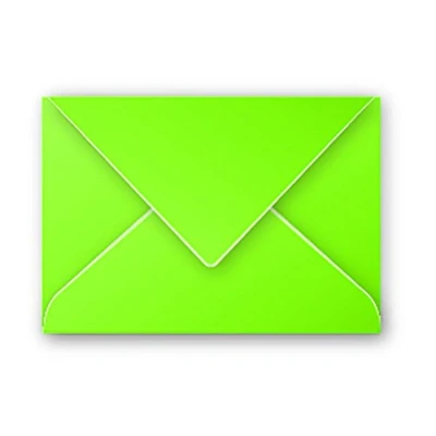 Image de Clairefontaine 5540C Paquet de 20 Enveloppes Gommées Format 7,5x10cm 120g/m² Coloris Vert Menthe Invitation Evènements et Correspondance Gamme Pollen Papier Premium Lisse