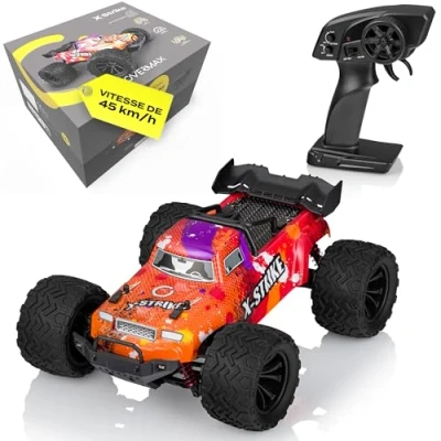 Image de Overmax X Strike RC Voiture télécommandée pour Enfants, Buggy Radiocommandé Tout Terrain Off Road 1:16, Vitesse jusqu&#039;à 45 km/h, portée 100 m, Transmission 4WD, 2 Batteries 1500 mAh