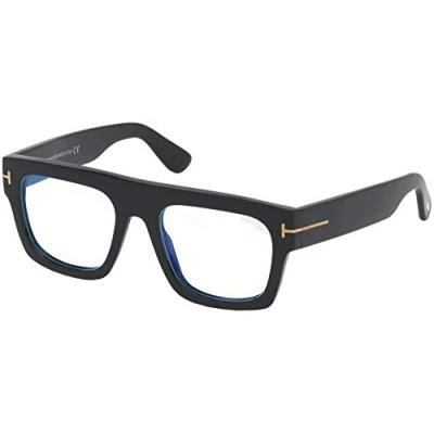 Image de Tom Ford Lunettes de Vue FAUSTO FT 5634 B BLUE BLOCK Black 53/20/145 unisexe