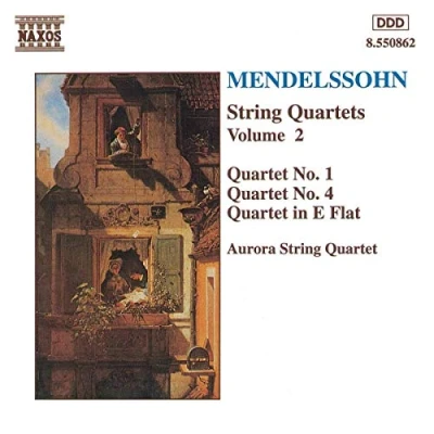Image de Quatuors à cordes, vol.2, n1 op.12, n4 op.44 n2 / Quatuor cordes en mi bémol majeur