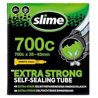 Image de Slime Chambre à Air de Vélo avec Produit Anti crevaison Slime, Auto réparation, Prévention et Réparation
