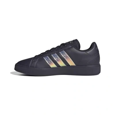 Image de adidas Femme Grand Court Base 2.0 Basket, Green Spark Core Mastic Noir Gris, 38 2/3 EU