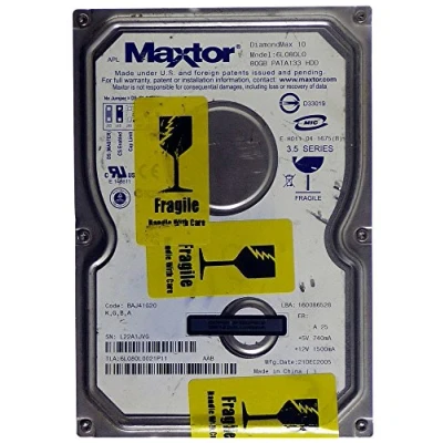 Image de Maxtor 80 GB at DiamondMax Plus 9 Disque Dur Interne 10 6l080l0 pata133 IDE id12410