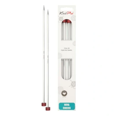 Image de KnitPro KP12279 Aiguilles Simple Pointes Bois Laiton Brillant 30 cm x 5 mm