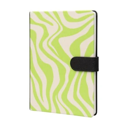Image de Kokonote carnet A5 Luxe Neon Tracks de notes en similicuir A5, à pois, croquis couverture rigide/papeterie universitaire,