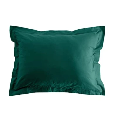 Image de douceur d&#039;intérieur, Taie d&#039;Oreiller (50 x 70 cm) Biolina Emeraude, 100% Coton Bio