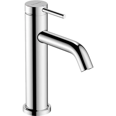 Image de hansgrohe Tecturis S Mitigeur de lavabo sans tirette ni vidage, économie d&#039;énergie (CoolStart), Robinet salle bain avec hauteur sous bec 110 mm, d&#039;eau (EcoSmart+), Chromé, 73312000