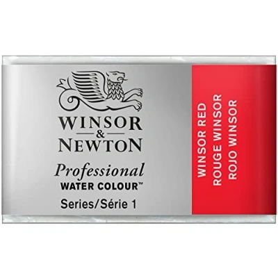 Image de Winsor &amp; Newton Aquarelle Professionnel Peinture Aquarelle, Haute Luminosité, Résistante à la Lumière, Qualité Archive, Godet, Couleur Rouge