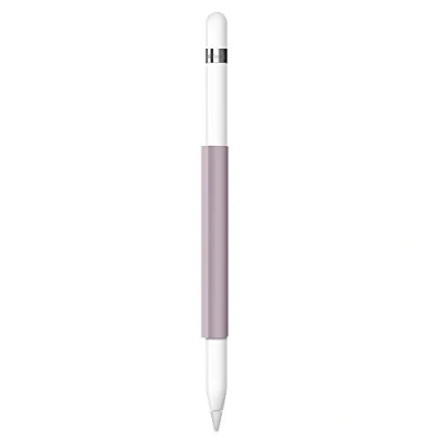 Image de FRTMA Manchon Magnetic pour Crayon d&#039;Apple, Support de poignée Souple en Silicone d&#039;Apple iPad Pro, Lavande (Crayon Non Compris)