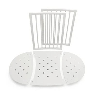 Image de Stokke Extension pour lit Sleepi, Blanc Transforme Le Berceau Sleepi Mini en Convient aux Enfants Jusqu’à 3 Ans Matelas Vendu séparément Rallonge jusqu&#039;à 127cm