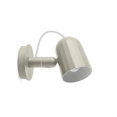 Image de HAY Noc Wall Button applique LED, blanche