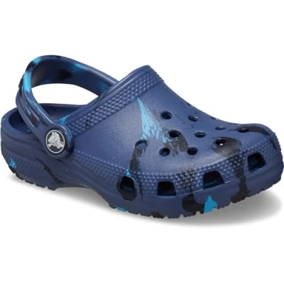 Image de Crocs Mixte Enfant Classic Clog T Sabot, Marbled (Navy/Multi), 19/20 EU