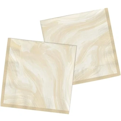 Image de Serviettes de table Marble Beige 33x33cm 20 pcs. Copy