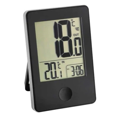 Image de TFA Dostmann 30.3051 Pop, Thermomètre numérique sans fil (noir)