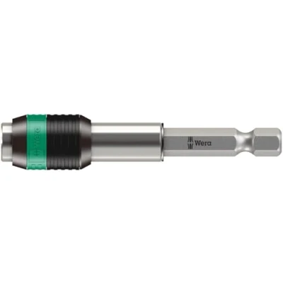 Image de Wera 05052503001 889/4/1 Porte embouts universel Rapidaptor, 1/4 pouce x 75 mm pouce, Noir/vert