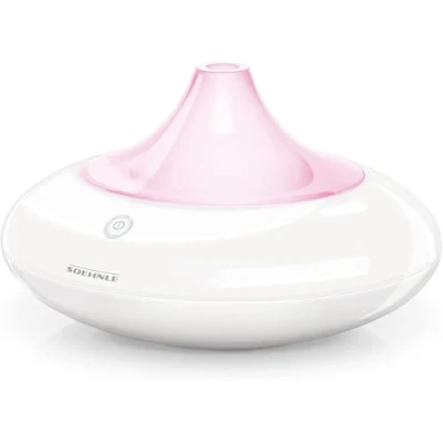 Image de Soehnle Aroma Diffuser Ravenna, diffuseur de parfum avec technique nébulisation par ultrasons, Nébuliseur à éclairage alternant LED réservoir 80 ml, d’huiles parfumées