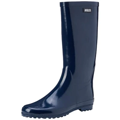 Image de Aigle Eliosa Bottes en caoutchouc, Femme, Taille: 37, Marine Caoutchouc naturel