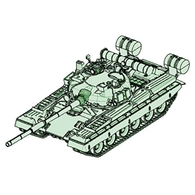 Image de Trumpeter 757144 &quot;1/72 T 80B MBT Kit de modélisme