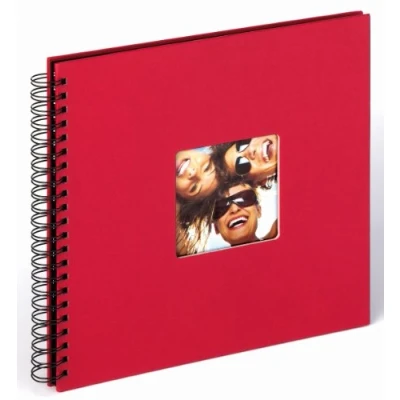 Image de walther design album photo rouge 30 x cm spirale avec découpe de couverture, Fun SA 110 R