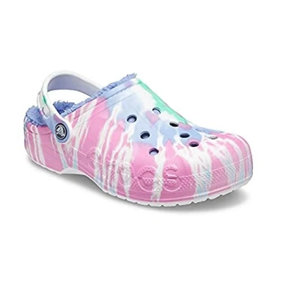 Image de Crocs Mixte Baya Lined Clog Sabot, Limonade Rose Multicolore, 4 UK