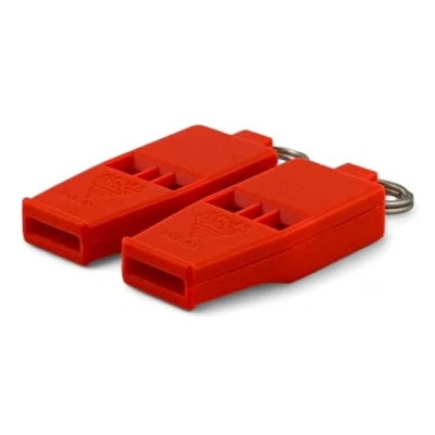 Image de ACME Tornado Slimline No. 636 Lot de 2 sifflets signalisation extrêmement puissants, certifiés Solas &amp; Mountain Rescue