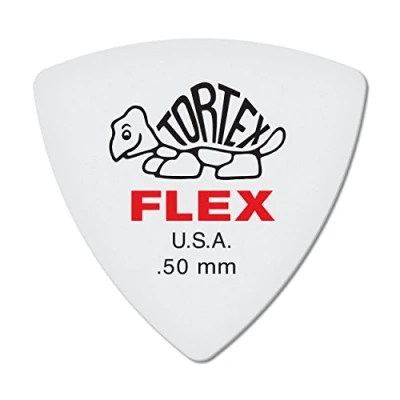 Image de Dunlop 456R50 Médiators Tortex Flex Triangle 0,50mm sachet de 72