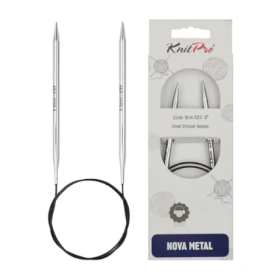 Image de KnitPro KP11340 Nova Aiguille Circulaire Fixe Bois Multicolore 47,5 x 1,6 5 cm