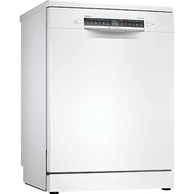 Image de Bosch SMS4EMW01E Série 4 Lave vaisselle Pose libre 60 cm 14 couverts Silence Plus 42 dB Blanc
