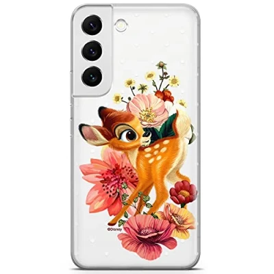 Image de ERT GROUP Coque de téléphone Portable pour Samsung S22 Original et sous Licence Officielle Disney Motif Bambi 014 Parfaitement adapté à la Forme du Portable, partiel imprimé