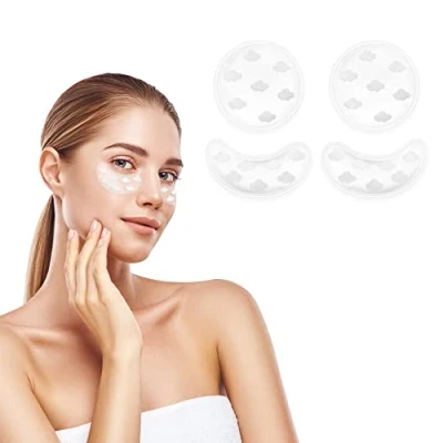 Image de Navaris compresse chaud froid réutilisable Lot 4x poche de gel pour yeux Patch frigo congélateur micro ondes