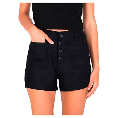 Image de Hurley Button Front Short, Guimauve, XS Femme