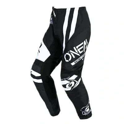 Image de O&#039;NEAL Pantalon de Motocross Enduro MX Liberté Mouvement maximale, Conception légère, Respirante et Durable Pants Element Warhawk V.24 Adulte Noir Blanc Taille 38
