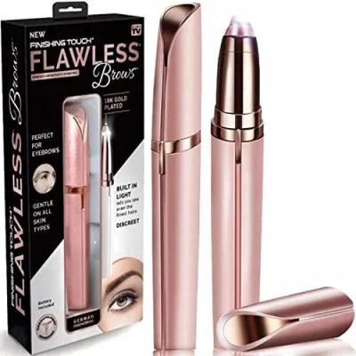 Image de RETOO Rasoir à sourcils sans douleur, tondeuse pour femme, épilateur sourcils, électrique Eyebrow 13 x 2 1,7 cm
