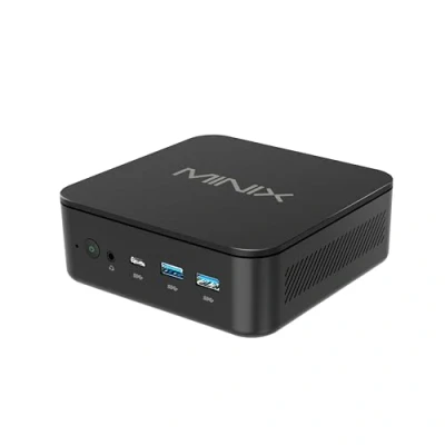 Image de MINIX NGC NR660 Mini PC, AMD Ryzen 5 6600H, 16 Go DDR5, 512 PCIe 3.0 SSD, ordinateur de bureau compact Windows 11 Pro, triple écran 4K, USB C 4.0, WiFi 6E, BT 5.2, double LAN 2,5 G pour la