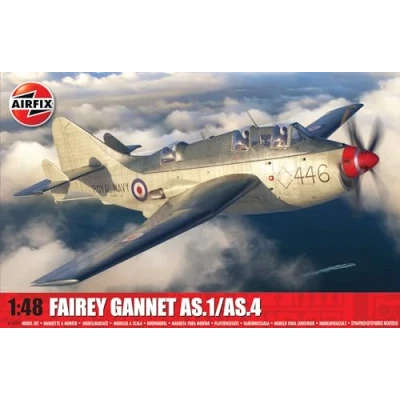 Image de Airfix A11007 Fairey Gannet AS.1/AS.4 Kit de construction maquette en plastique pour adultes et enfants à partir 8 ans comprenant des sprues décalcomanies Modèle l&#039;échelle 1:48