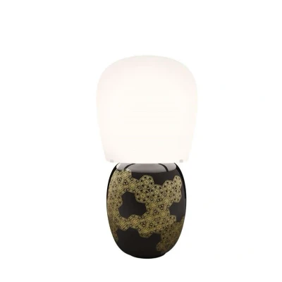 Image de Kundalini Hive lampe à poser en céramique, noir
